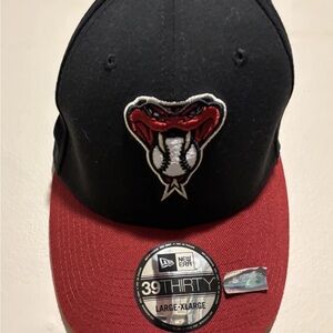 Arizona Diamondbacks New Era Black 39THIRTY Cap